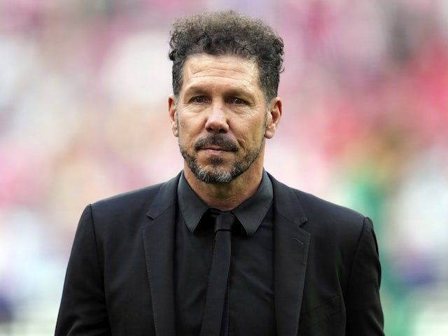 L'entraîneur-chef de l'Atletico Madrid Diego Simeone le 19 mai 2024