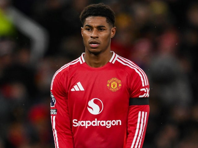 Marcus Rashford de Manchester United lors du match de Premier League de son équipe contre Nottingham Forest, le 7 décembre 2024