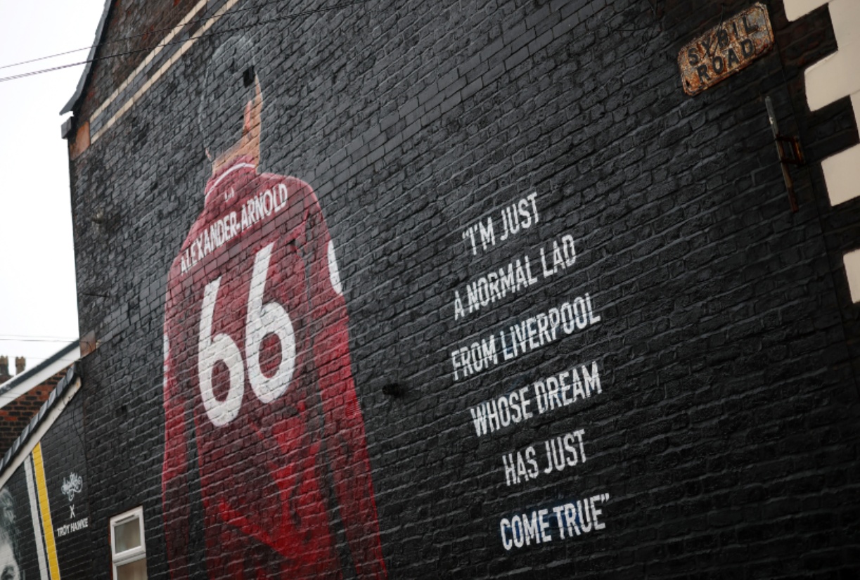 Trent Alexander-Arnold has become an icon among Liverpool fans