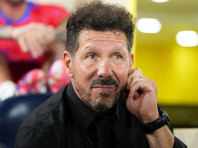 Le manager de l'Atletico Madrid, Diego Simeone, le 19 août 2024