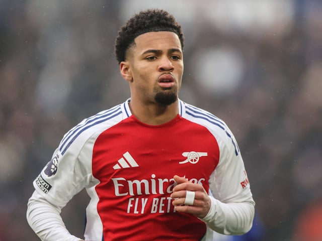 Ethan Nwaneri d'Arsenal illustré le 15 février 2025