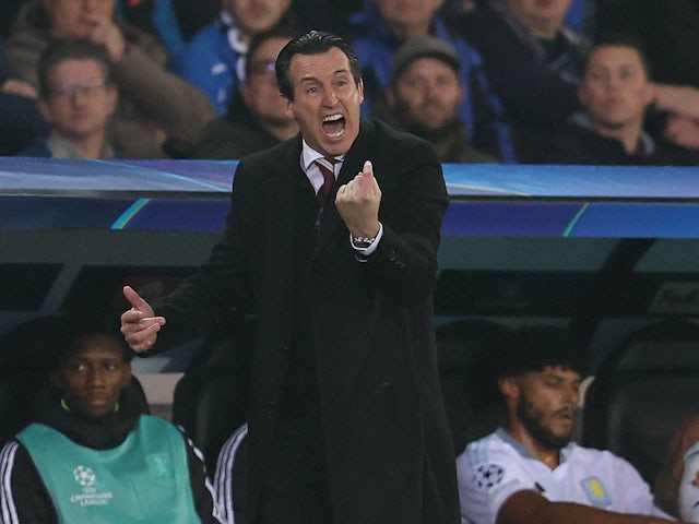 L'entraîneur-chef d'Aston Villa Unai Emery en novembre 2024.
