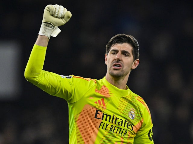 Thibaut Courtois du Real Madrid le 11 février 2025