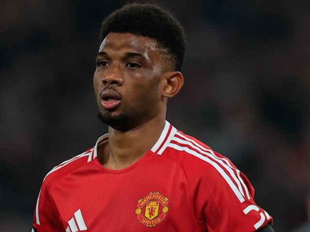 Amad Diallo de Manchester United le 7 novembre 2024