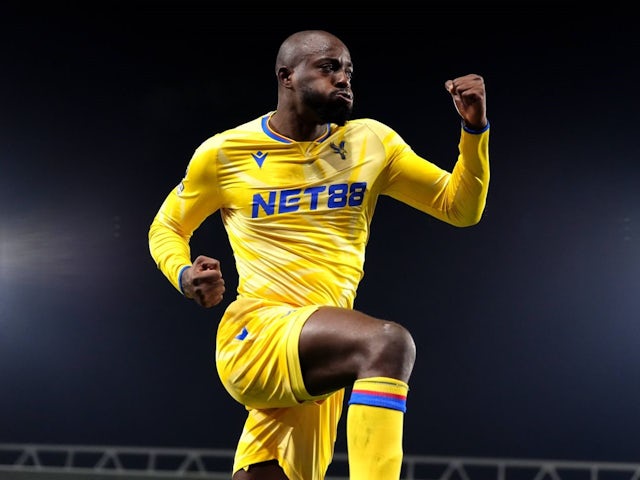 Jean-Philippe Mateta célèbre après avoir marqué pour Crystal Palace le 3 décembre 2024