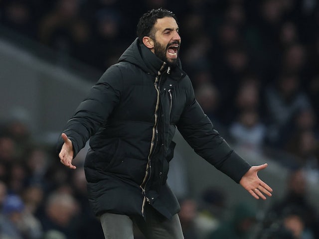 L'entraîneur-chef de Manchester United Ruben Amorim le 16 février 2025