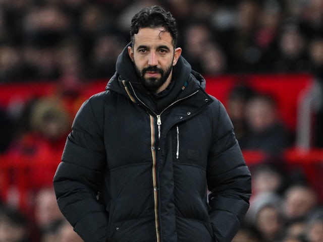 L'entraîneur-chef de Manchester United Ruben Amorim le 7 février 2025