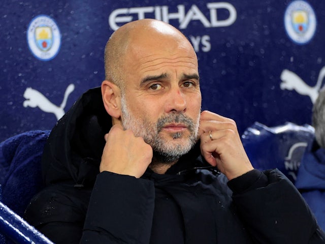 Manchester City Manager Pep Guardiola le 4 décembre 2024 Manchester City Manager Pep Guardiola le 4 décembre 2024