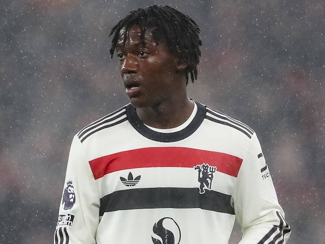 Kobbie Mainoo de Manchester United le 5 janvier 2025