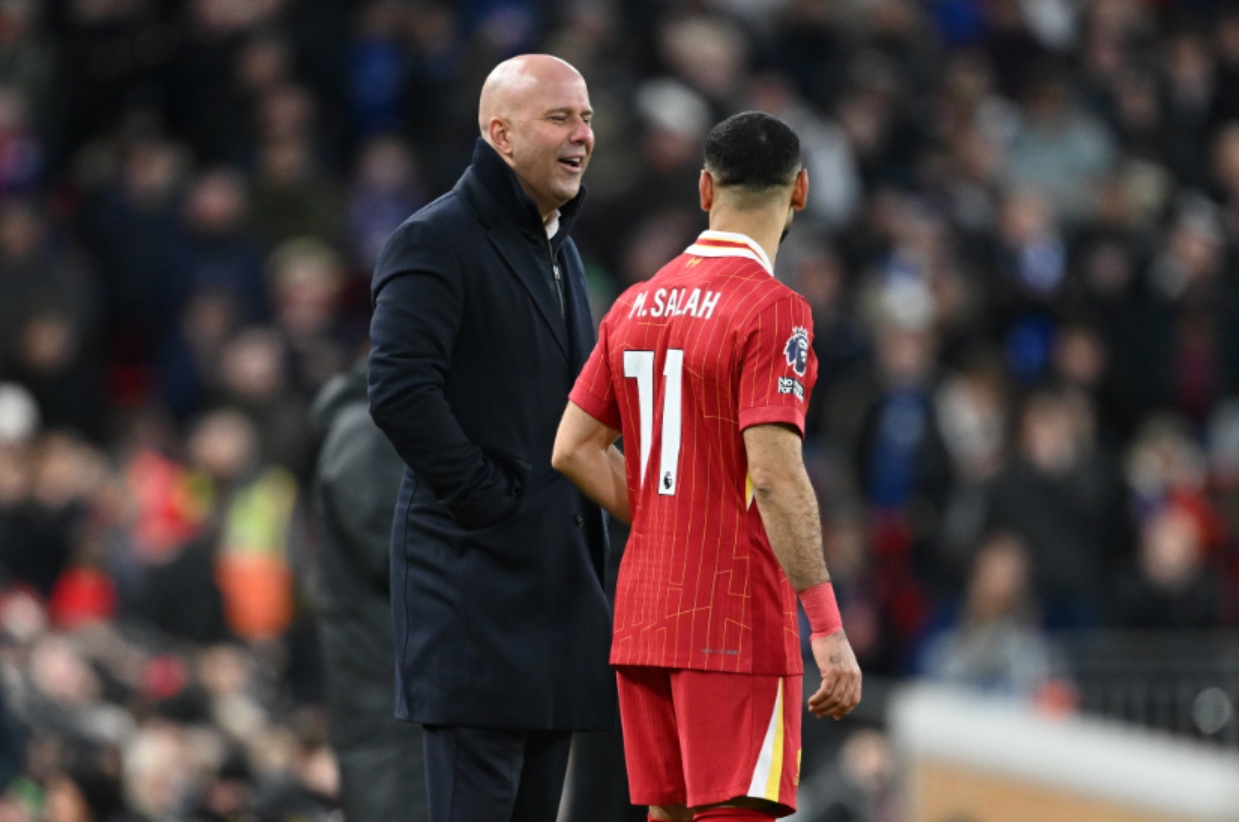 Mo Salah revealed that Arne Slot gave Liverpool a dressing down at half-time against Southampton