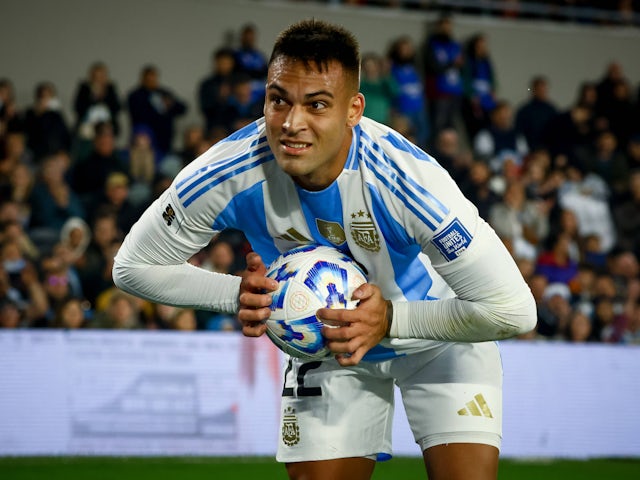 L'attaquant de l'Argentine et de l'Inter Milan Lautaro Martinez représenté le 5 septembre 2024