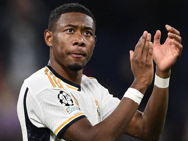 David Alaba du Real Madrid illustré le 29 novembre 2023