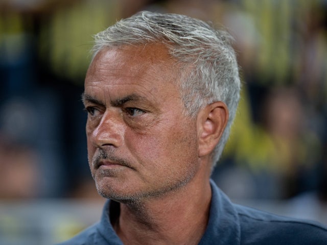 Le manager de Fenerbahce, Jose Mourinho, le 30 août 2024 Le manager de Fenerbahce, Jose Mourinho, le 30 août 2024