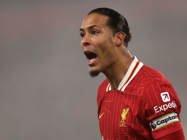 Virgil Van Dijk de Liverpool lors du match de Premier League de son équipe contre Leicester City, le 26 décembre 2024