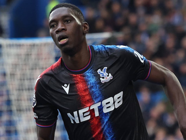 Ismaila Sarr de Crystal Palace illustré le 15 décembre 2024