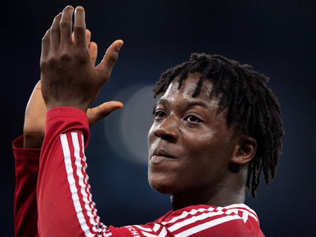 Kobbie Mainoo de Manchester United le 19 décembre 2024 Kobbie Mainoo de Manchester United le 19 décembre 2024