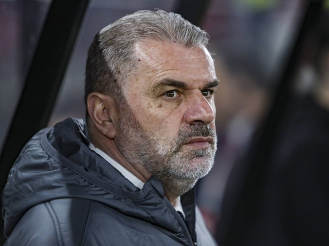 Tottenham Hotspur Manager Ange postcoglou illustré le 6 mars 2025 Tottenham Hotspur Manager Ange postcoglou illustré le 6 mars 2025