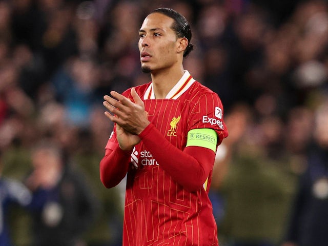 Virgil Van Dijk de Liverpool le 11 mars 2025