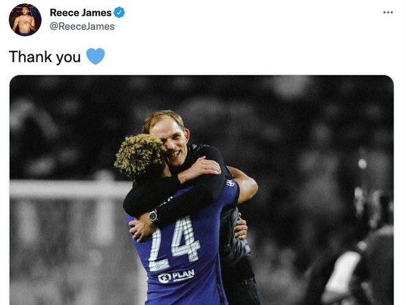 La star de Chelsea Reece James publie un message de deux mots à Tuchel après le limogeage | Football | Sport | Express.co.uk
