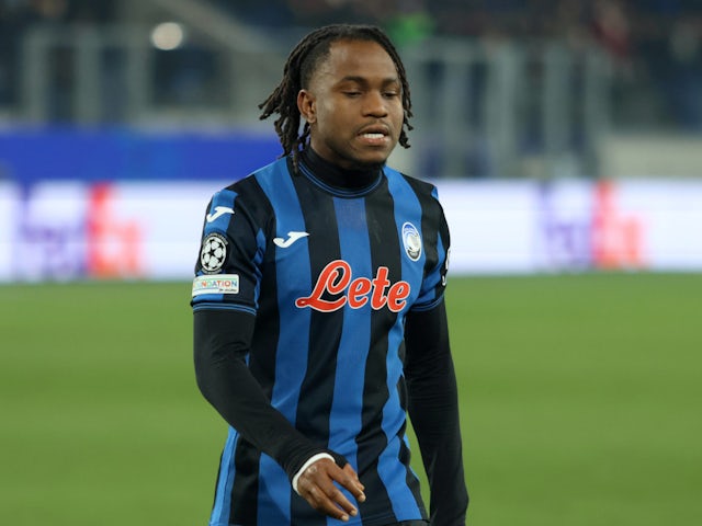 L'ailier d'Atalanta BC Ademola Lookman en février 2025.