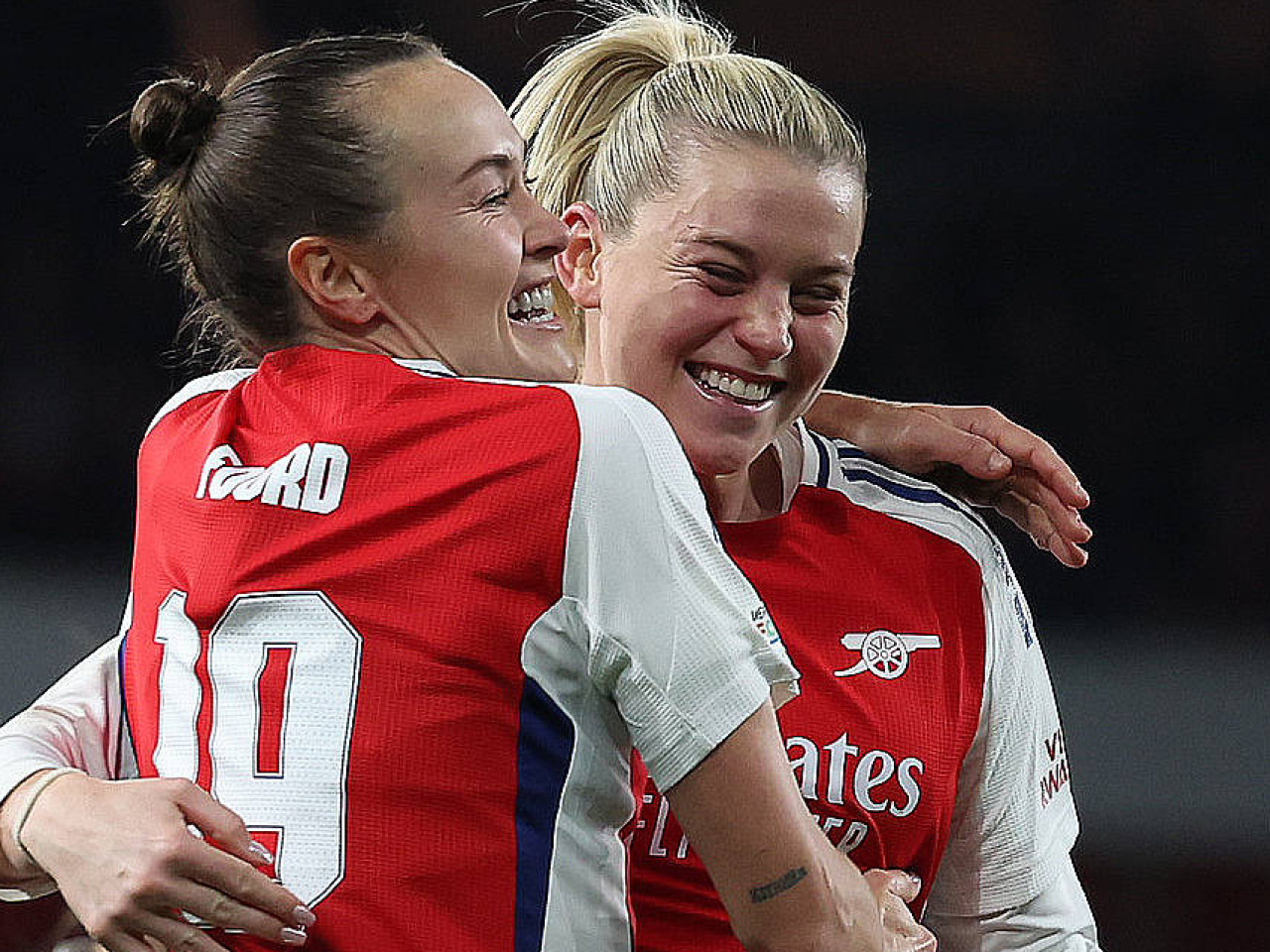 Over to you boys: Arsenal pull off breathtaking comeback to reach Champions League semis