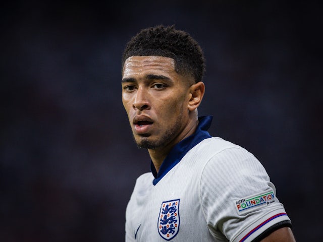 Jude Bellingham en action pour l'Angleterre le 14 juillet 2024