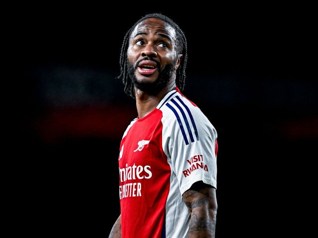 Raheem Sterling d'Arsenal le 12 mars 2025