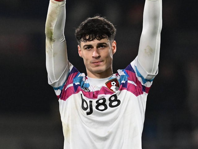 Le gardien de Bournemouth Kepa Arrizabalaga le 26 décembre 2024