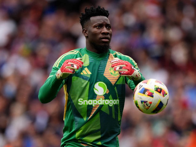 Le gardien de but de Manchester United Andre Onana le 20 juillet 2024