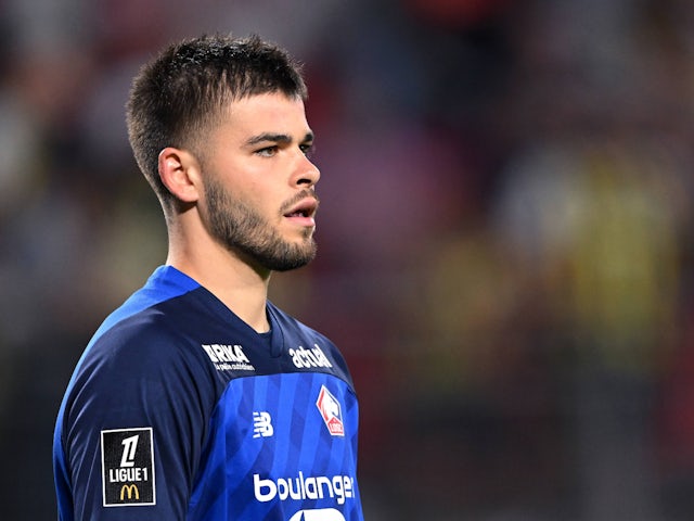 Le gardien de Lille Lucas Chevalier a imaginé le 6 août 2024