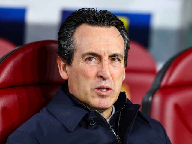 Aston Villa Manager Unai Emery le 21 janvier 2025