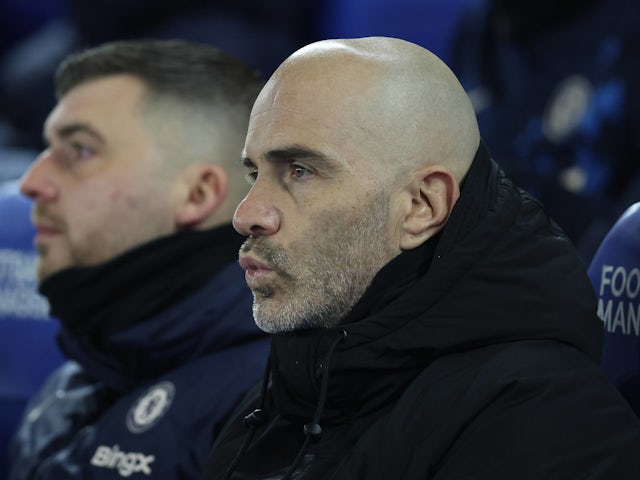 L'entraîneur-chef de Chelsea, Enzo Maresca, en février 2025.