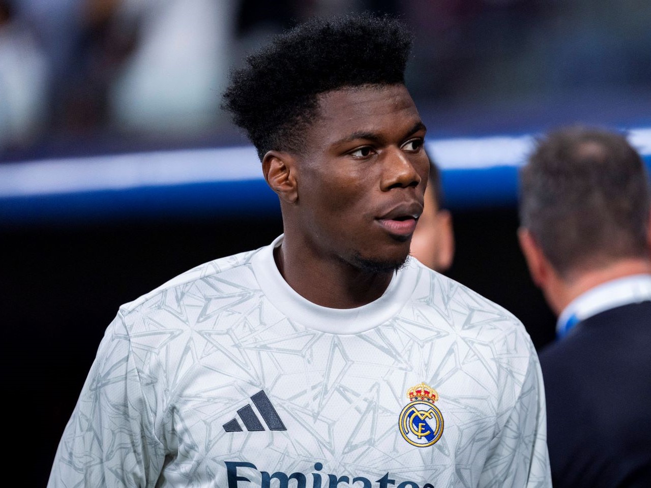 Aurelien Tchouameni of Real Madrid during his side