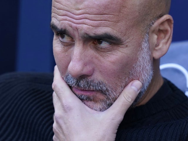 Manchester City Manager Pep Guardiola le 5 octobre 2024