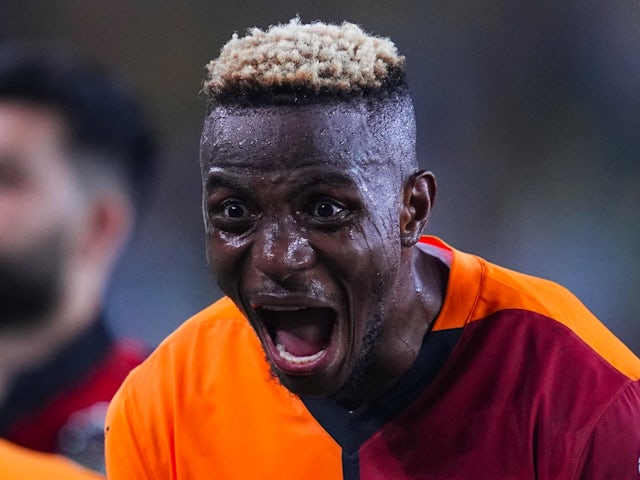 Victor Osimhen de Galatasaray célèbre le 21 septembre 2024