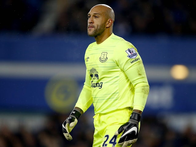 Tim Howard d'Everton le 3 janvier 2015