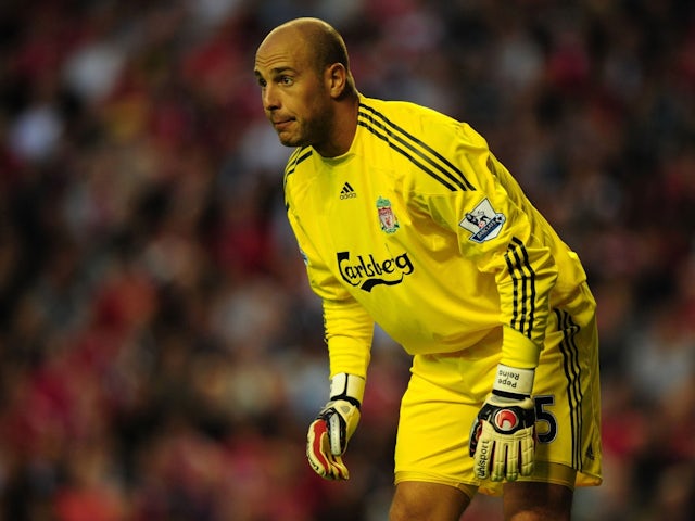 Pepe Reina de Liverpool le 24 août 2009