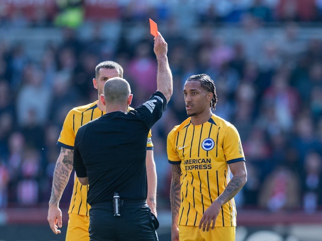 Joao Pedro de Brighton & Hove Albion est envoyé le 19 avril 2025