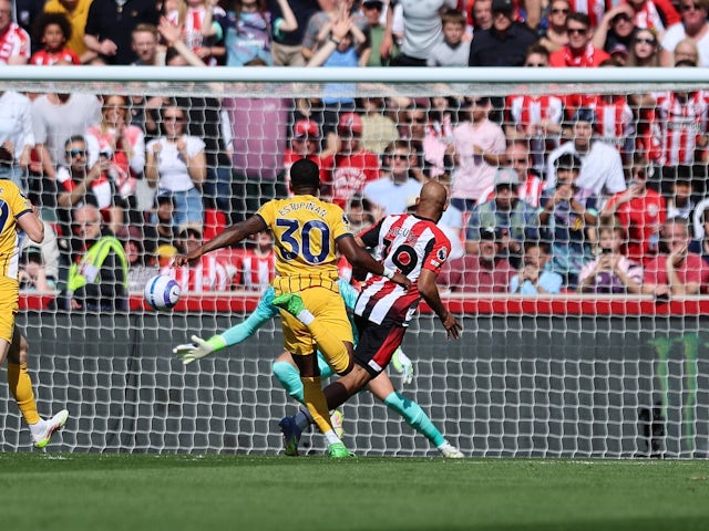Bryan Mbeumo en fait 1-0 à Brentford le 19 avril 2025