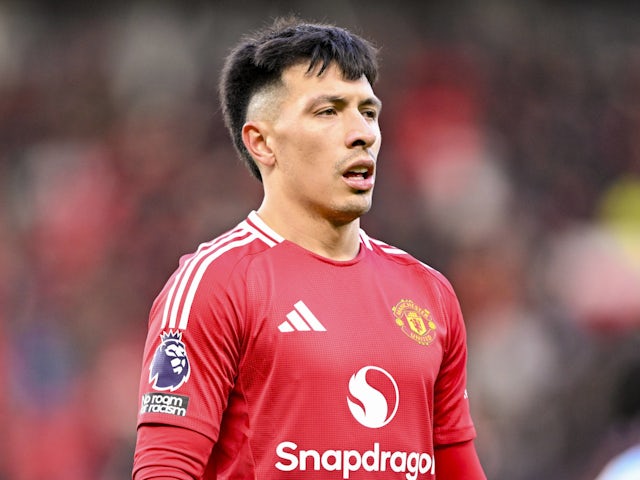 Le défenseur de Manchester United Lisandro Martinez en décembre 2024.