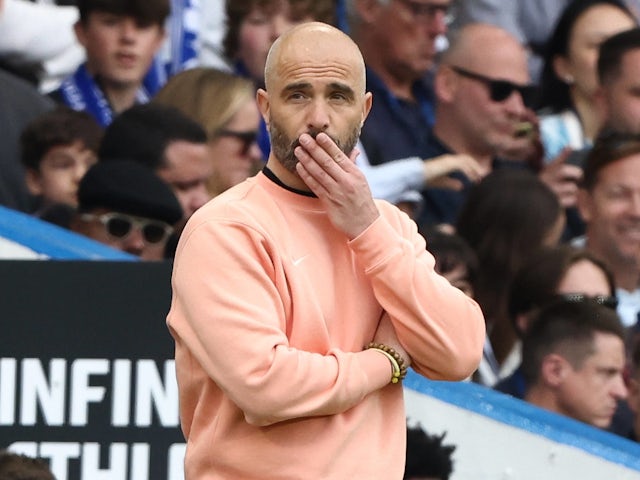L'entraîneur-chef de Chelsea, Enzo Maresca, en avril 2025.