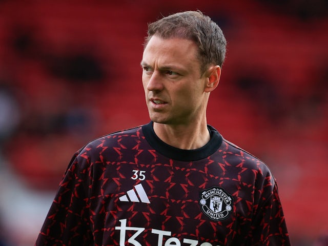 Jonny Evans de Manchester United le 29 septembre 2024