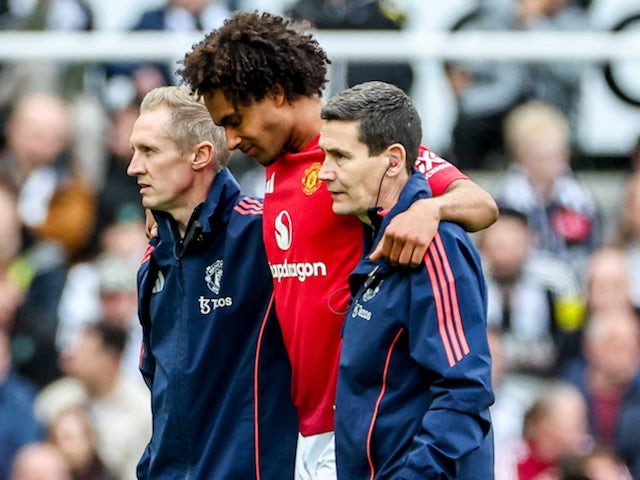 Joshua Zirkzee de Manchester United le 13 avril 2025