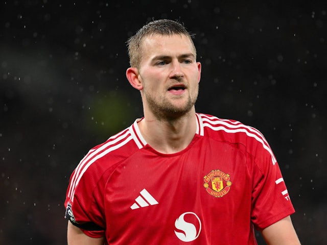 Matthijs de Ligt de Manchester United en action le 7 décembre 2024