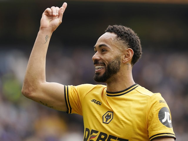 L'attaquant de Wolverhampton Wanderers Matheus Cunha le 26 avril 2025