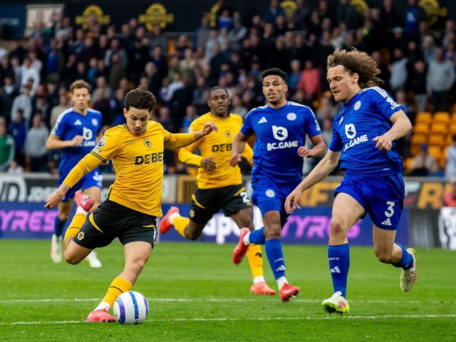 Rodrigo Gomes en fait 3-0 à Wolverhampton Wanderers le 26 avril 2025