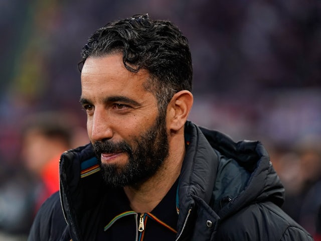 L'entraîneur-chef de Manchester United Ruben Amorim le 17 avril 2025