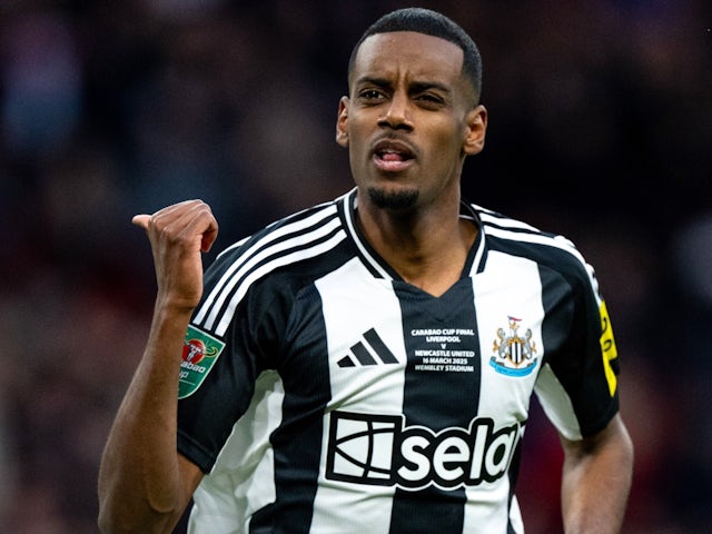 Alexander Isak de Newcastle United célèbre le 16 mars 2025