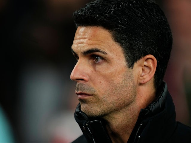 Le manager d'Arsenal Mikel Arteta illustré le 8 avril 2025