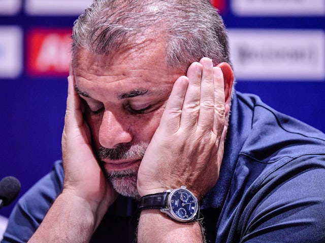 Tottenham Hotspur Manager Ange Postecoglou illustré le 22 juillet 2023